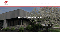 Desktop Screenshot of epicinternational.com